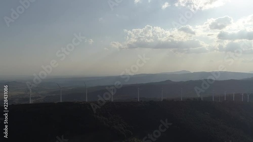 Wind Power on Sierra del Perd√≥n Navarra photo