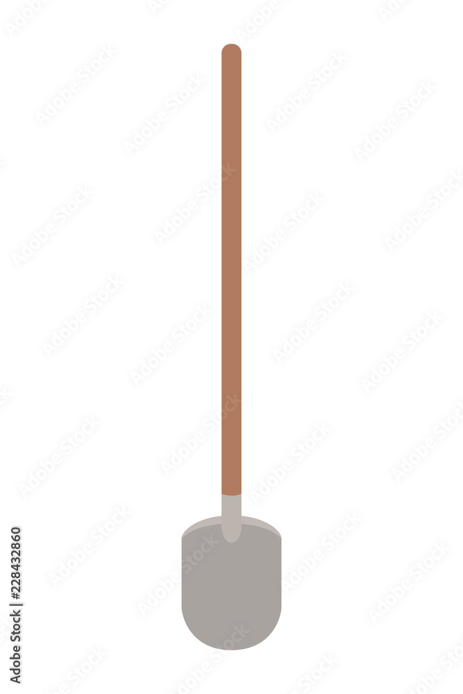 cute shovel isolated icon cute shovel isolated icon