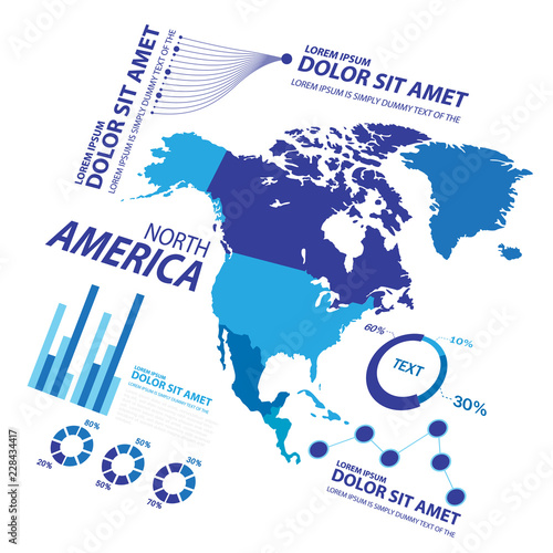 big data map infographic elements  vector template 