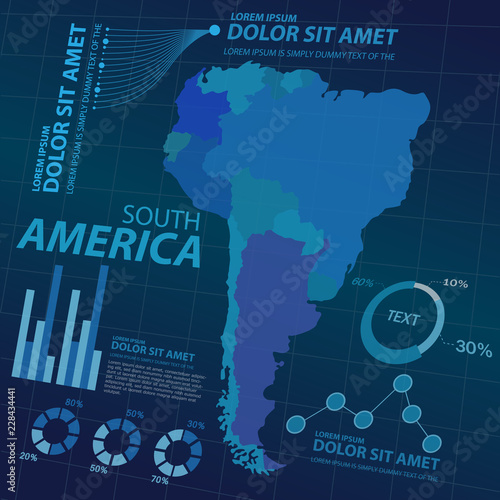 big data map infographic elements  vector template 