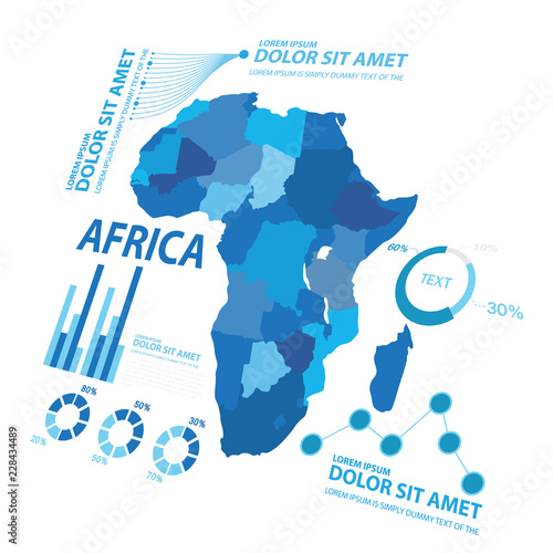 big data map infographic elements  vector template 