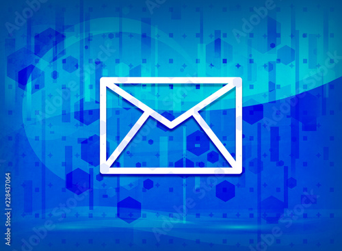 Email icon midnight blue prime background