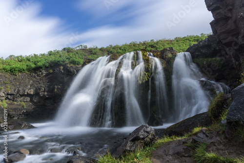 Unnamed Waterfall by the Road 47 on Iceland.