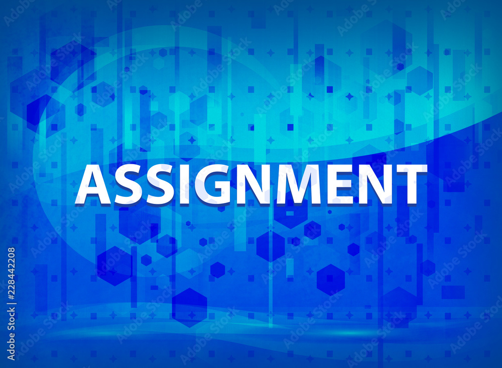Assignment midnight blue prime background Stock Illustration | Adobe Stock