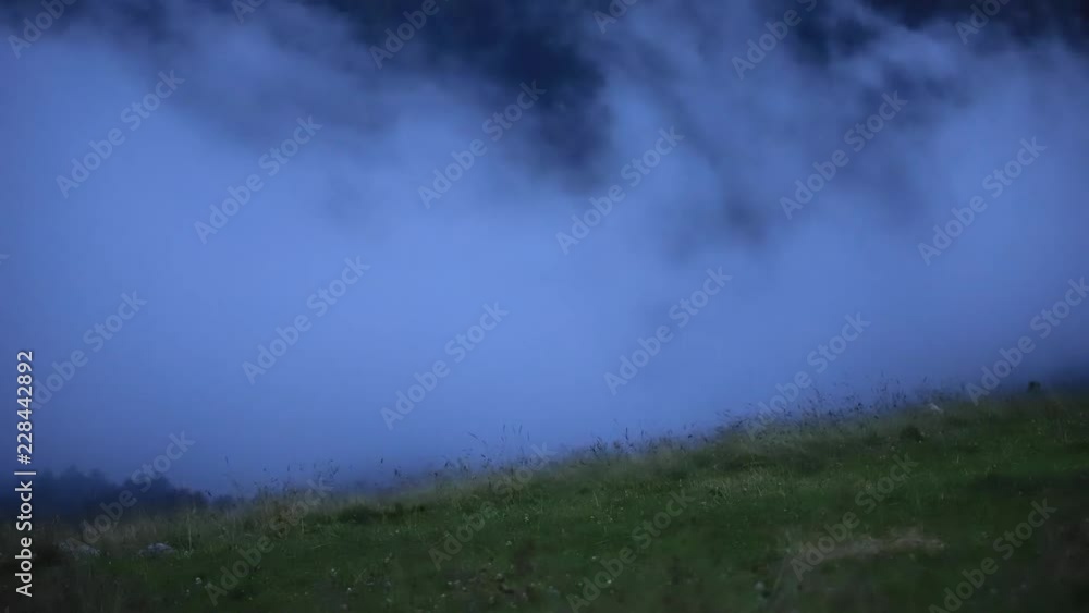 Timelapse of mist in Pyrenees Timelapse of mist in Pyrenees
