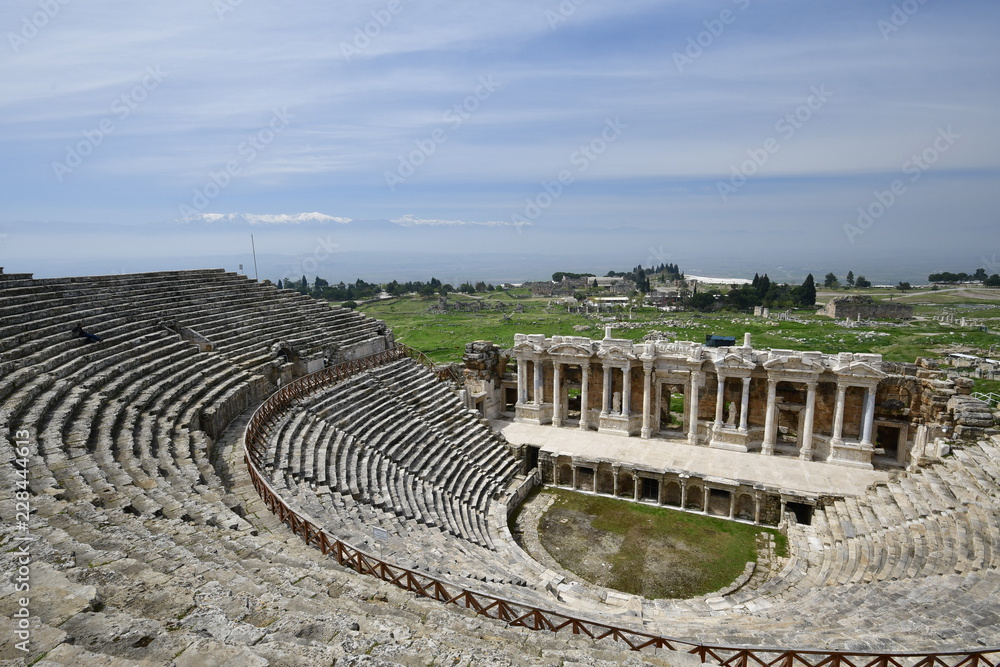 ancient amphitheatre in turkey