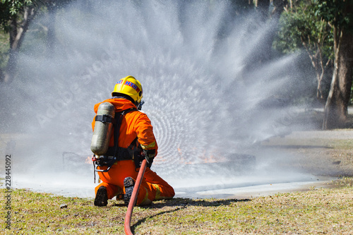 Fire and rescue training school regularly to get ready.