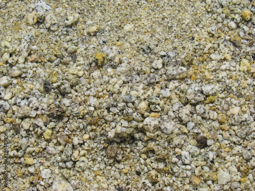 Small stones on the beach