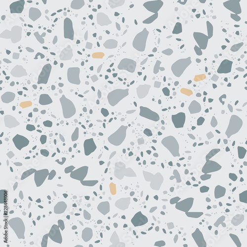 Terrazzo pattern. Vector il...
