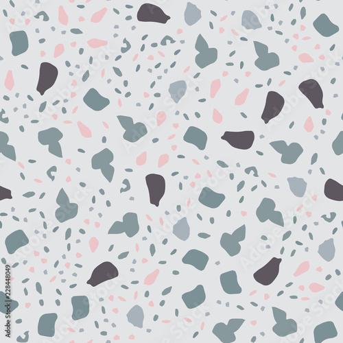 Terrazzo pattern. Vector il...
