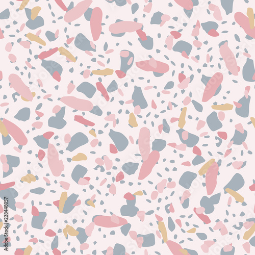 Terrazzo pattern. Vector il...