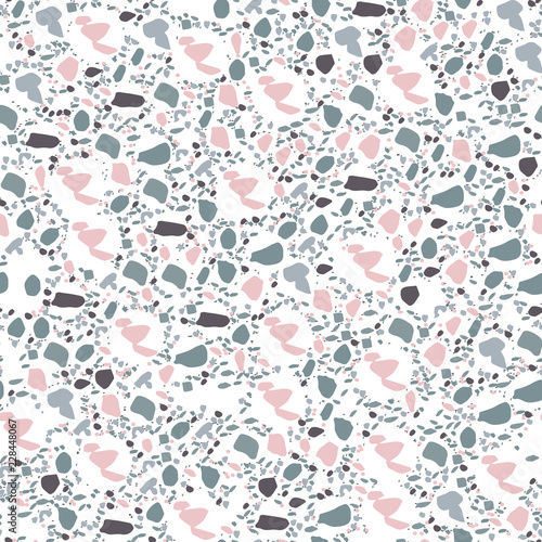 Terrazzo pattern. Vector il...