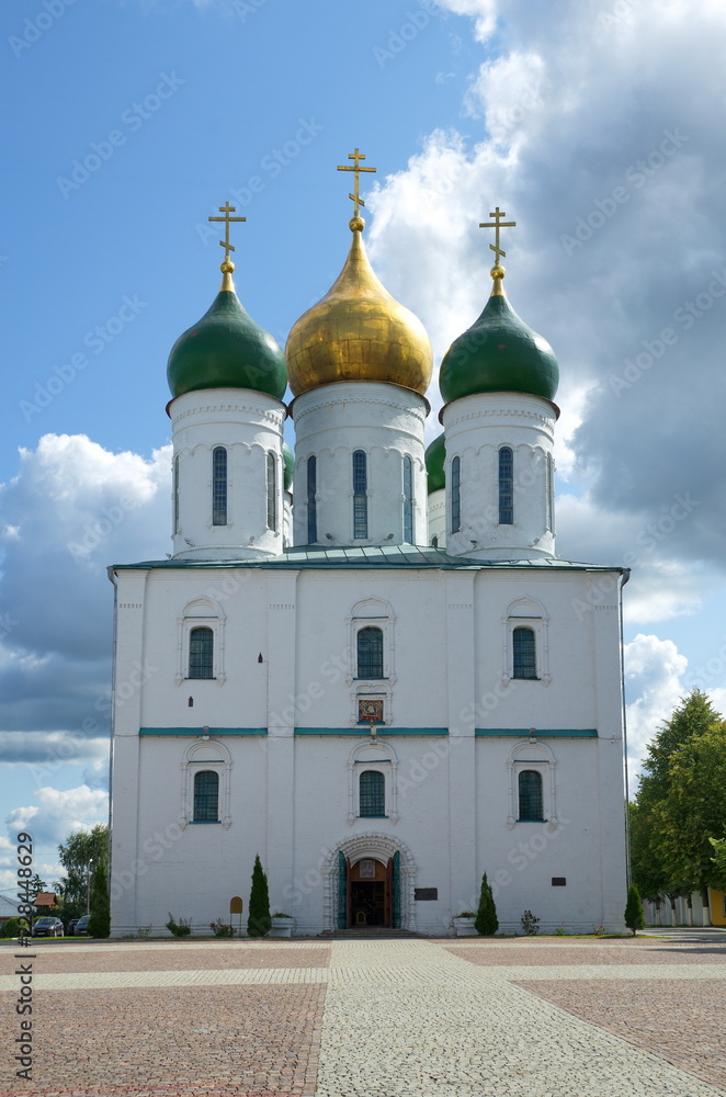 Cathedral of the Assumption of the Blessed Virgin on the Cathedral square of the Kolomna Kremlin. Kolomna, Russia