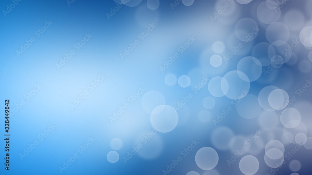 Abstract background blue blur gradient with bokeh at christmas backgr Abstract background blue blur gradient with bokeh at christmas backgr