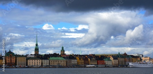 clouds over Stockholm