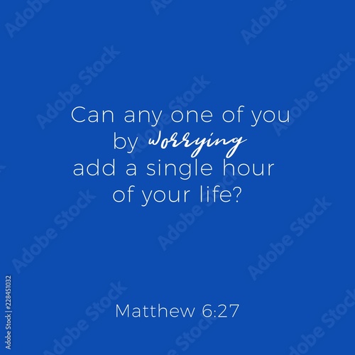 Biblical phrase from matthew gospel 6