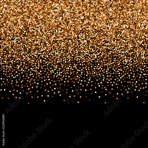 Red round gold glitter luxury sparkling confetti.  © Begin Again
