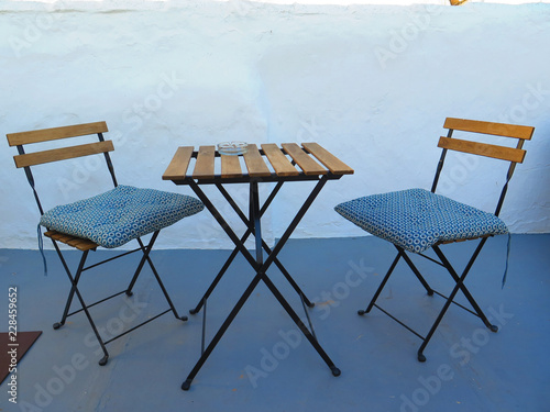 Patio furniture for two