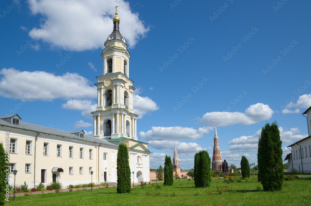 Kolomna, Russia - August 17, 2018: Epiphany Old-Golutvin monastery 