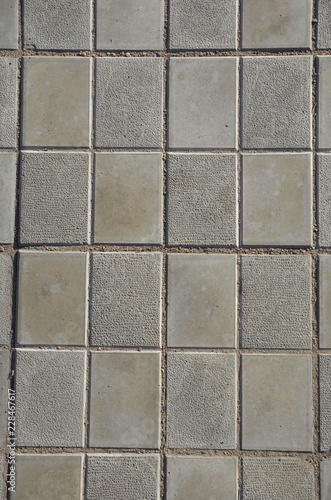 A simple grid of footpath texture vertical