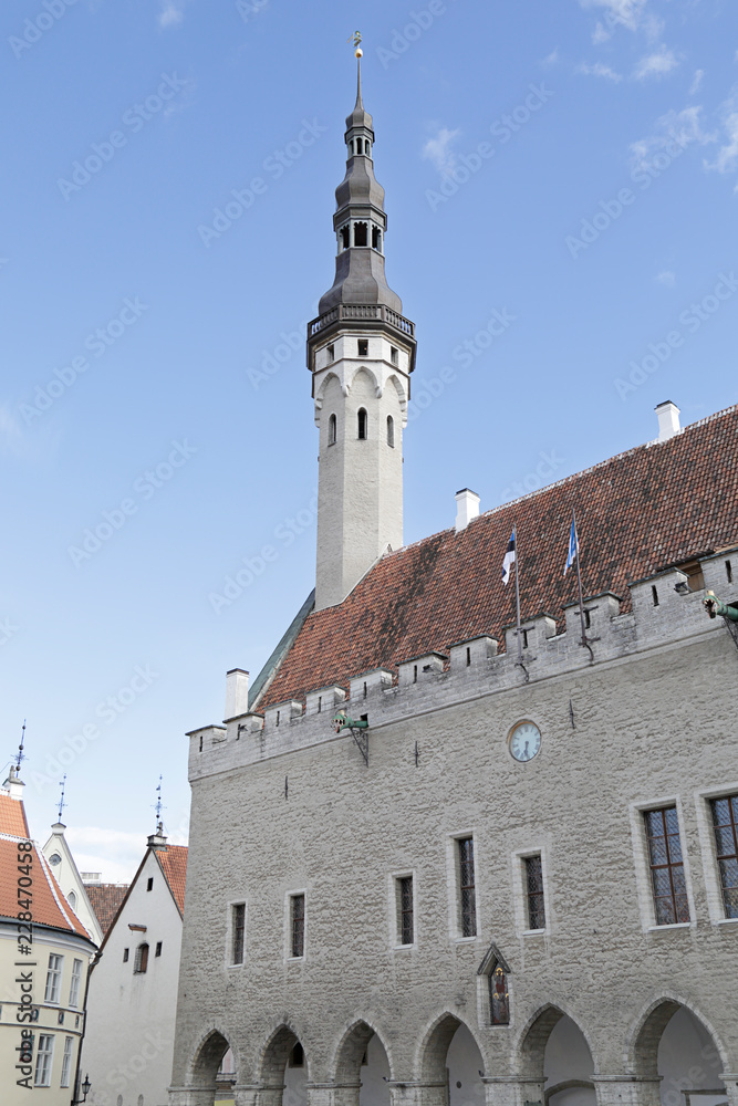 Medieval Tallinn city hall, Estonia