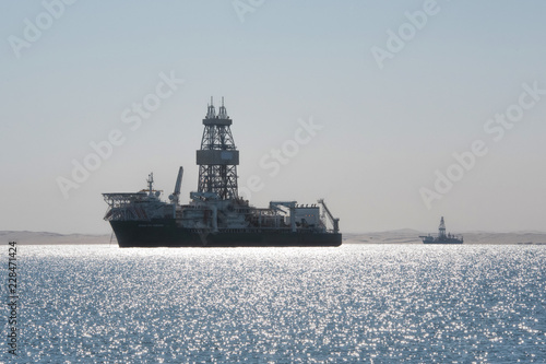 oil rig in Namibia