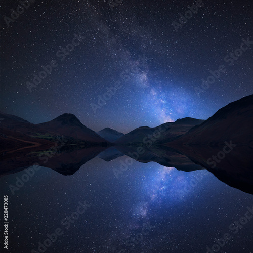 Vibrant Milky Way composite...