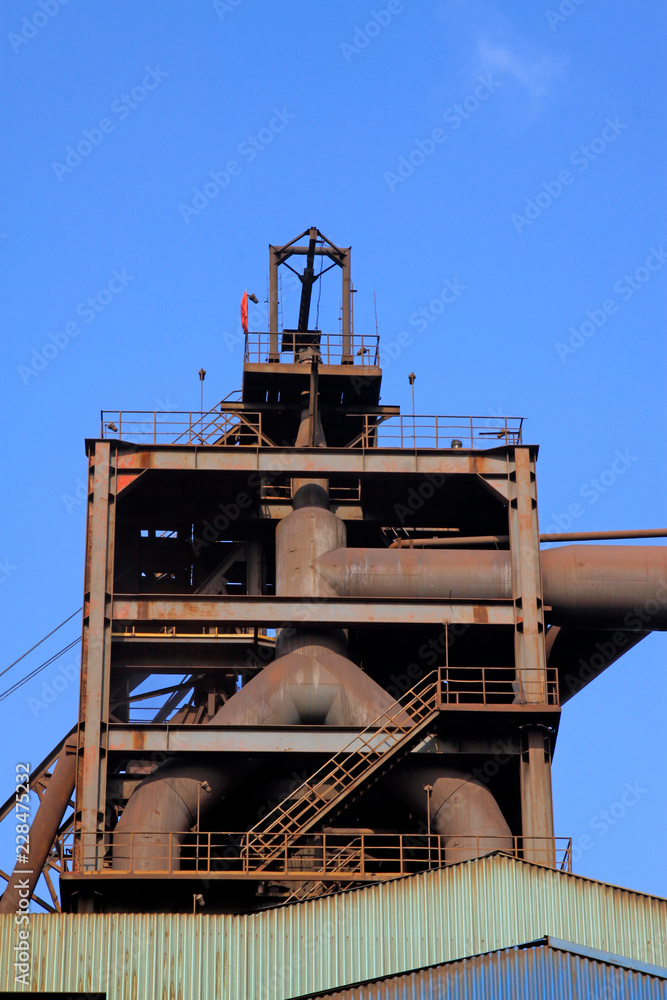mechanical equipment in a steel plant