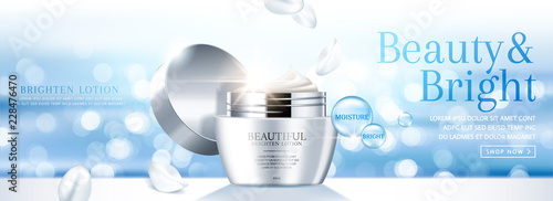 Moisture face cream banner ads
