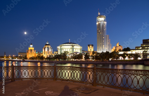 Business and cultural complex Riverside towers ( Moscow International House of Music, Swissotel Krasnye Holmy, Art-Gallery etc), Moscow, Russia photo