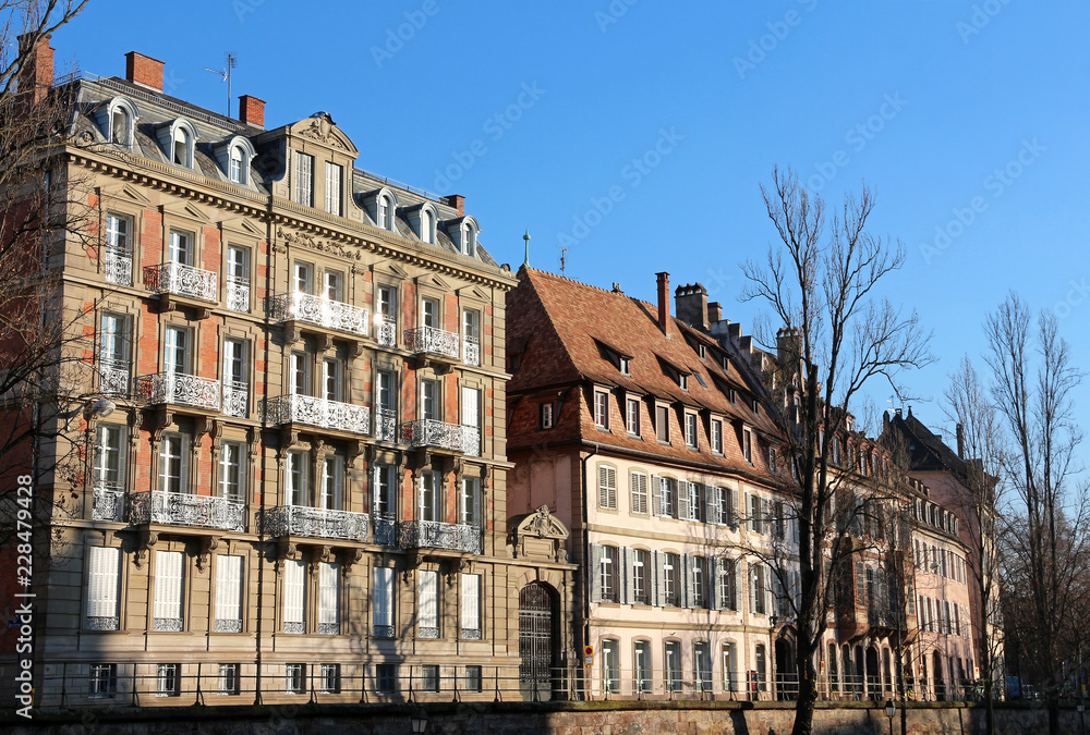 old building in Strasbourg - eastern France