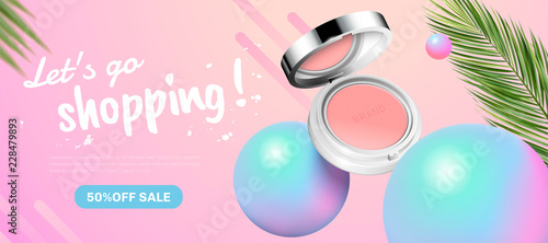 Fashion blush banner ads