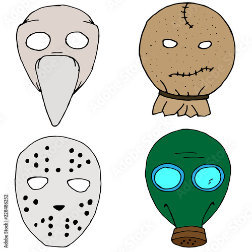 Haloween mask set