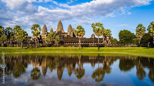 Colorful Angkor wat