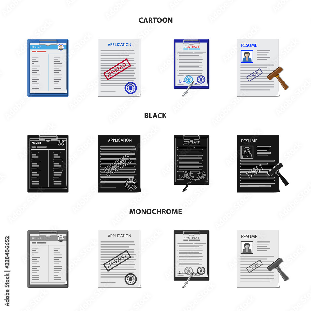 Vector design of form and document logo. Collection of form and mark stock vector illustration. Vector design of form and document logo. Collection of form and mark stock vector illustration.