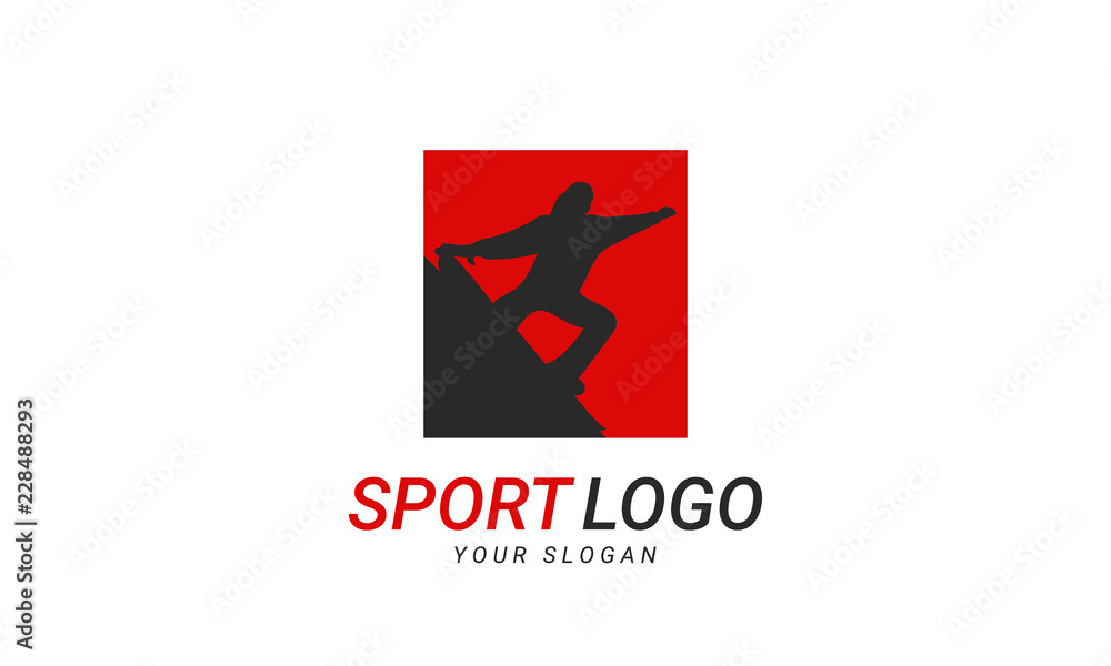 Snowboarding logo. Modern logo design template for a sport team. Snowboarding logo. Modern logo design template for a sport team.