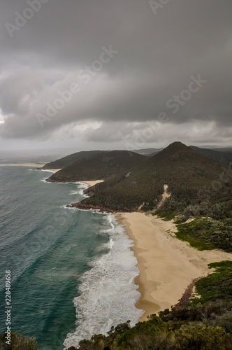 overlooking Port Macquarie on a cloudy day, Australia