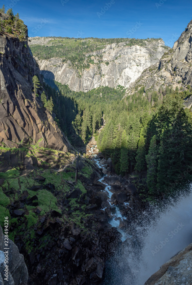 Yosemite valley national park, mountain nature, California, USA