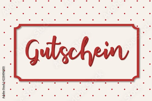 Gutschein für die Festtage auf verspieltem Hintergrund