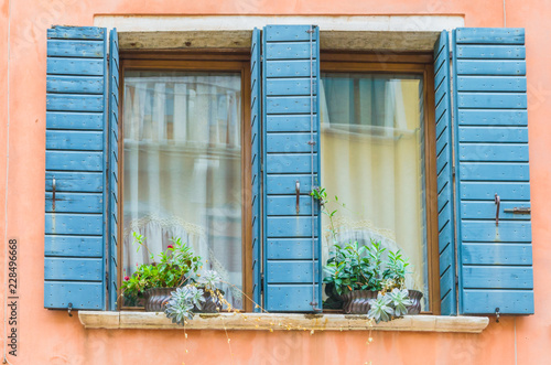 The best windows in the beautiful city of Venice photo