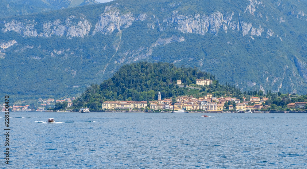 Bellagio city from far view