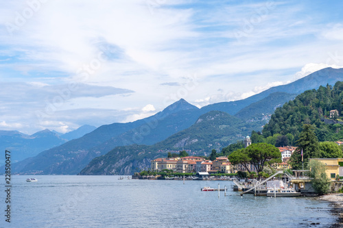 Bellagio city from side view