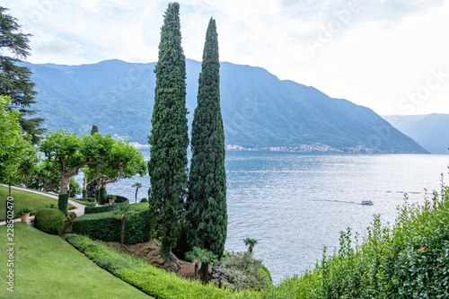 Lake Como from Villa del Balbianello view photo