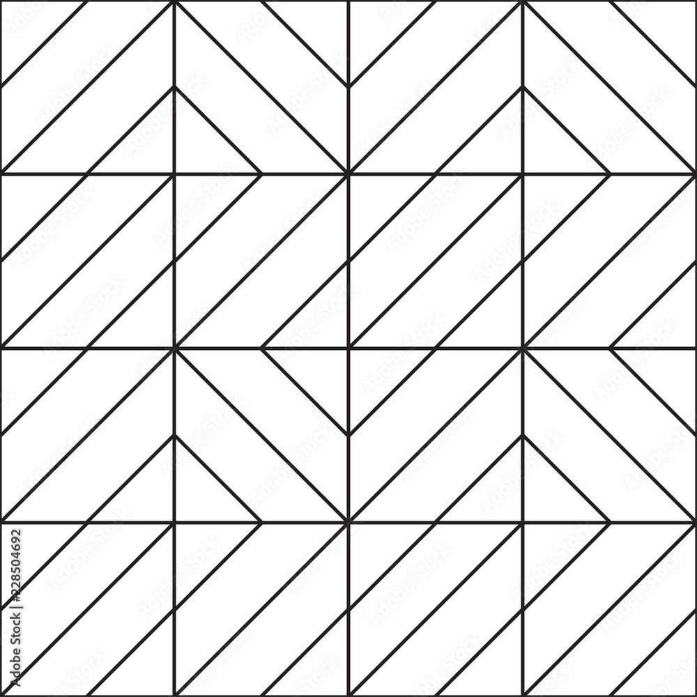Obraz premium Abstract geometric seamless pattern