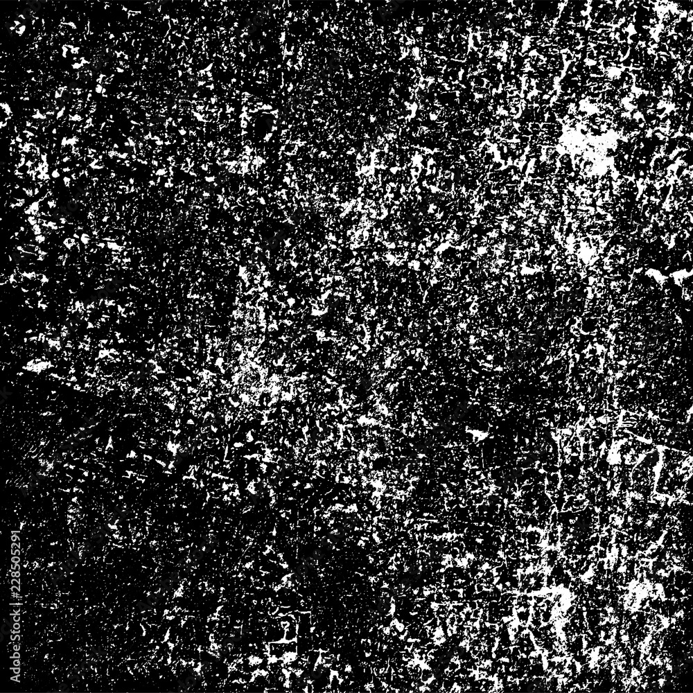 The grunge texture black and white. Vector abstract background from cracks, scratches, abrasions The grunge texture black and white. Vector abstract background from cracks, scratches, abrasions