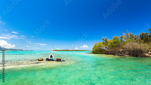 Obraz na płótnie Pointe d'esny beach, mauritius