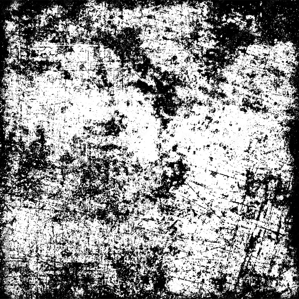The grunge texture black and white. Vector abstract background from cracks, scratches, abrasions The grunge texture black and white. Vector abstract background from cracks, scratches, abrasions