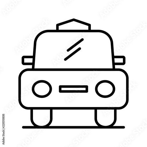 cab line black icon