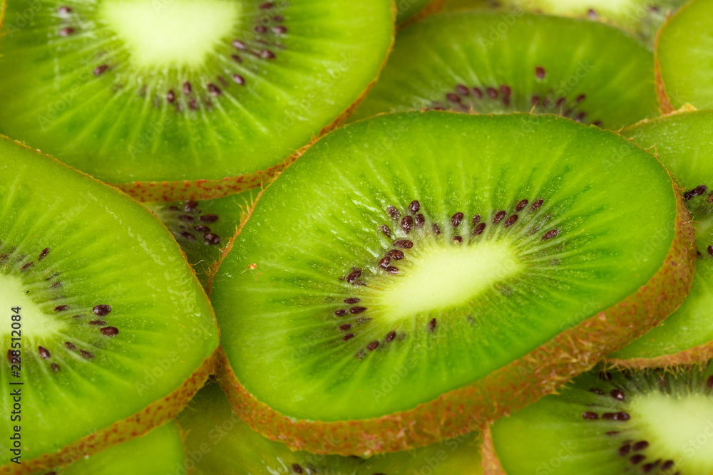 Fresh Kiwi fruit sliced use for background Fresh Kiwi fruit sliced use for background