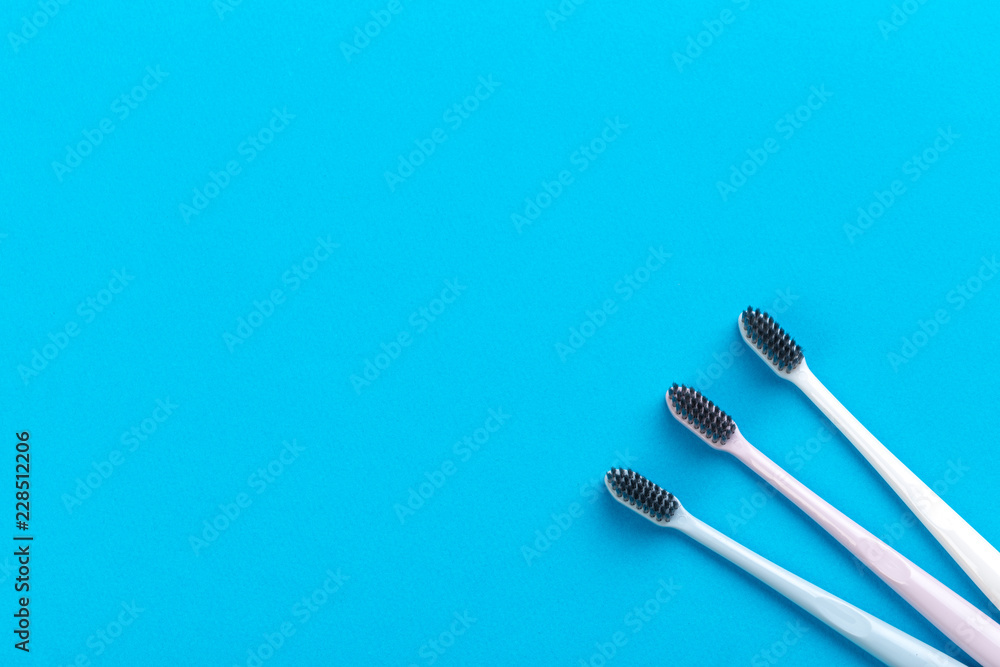 Toothbrushes on the table Toothbrushes on the table